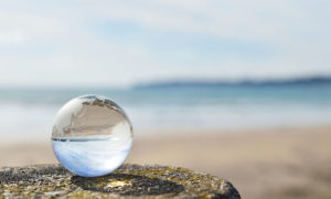 transparent globe